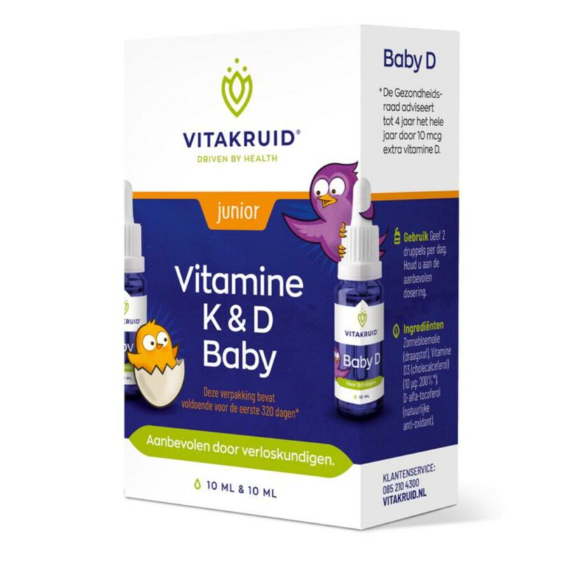 Vitamine d & k voor baby's van Vitakruid