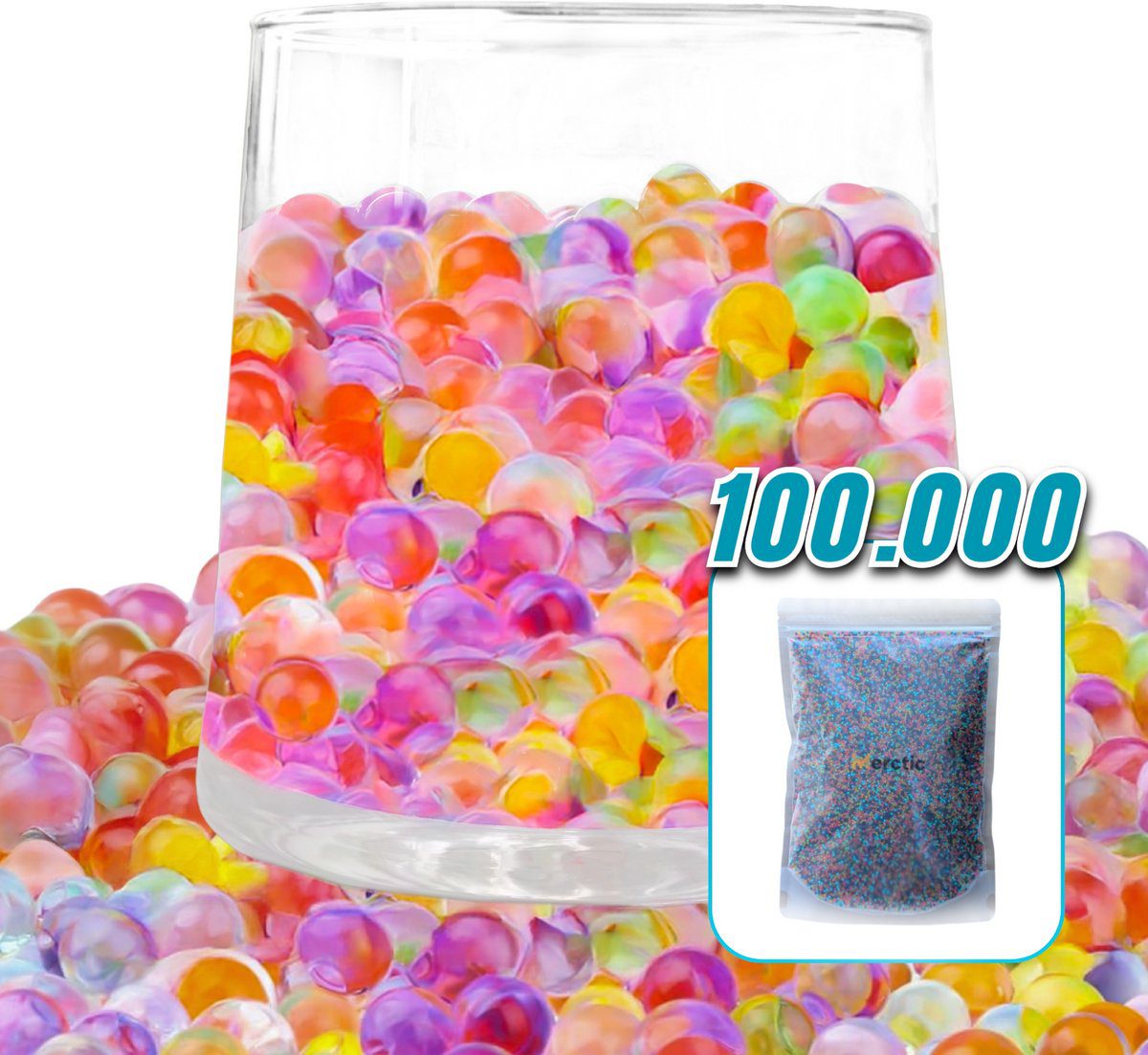 Waterparels mix 100000 stuks