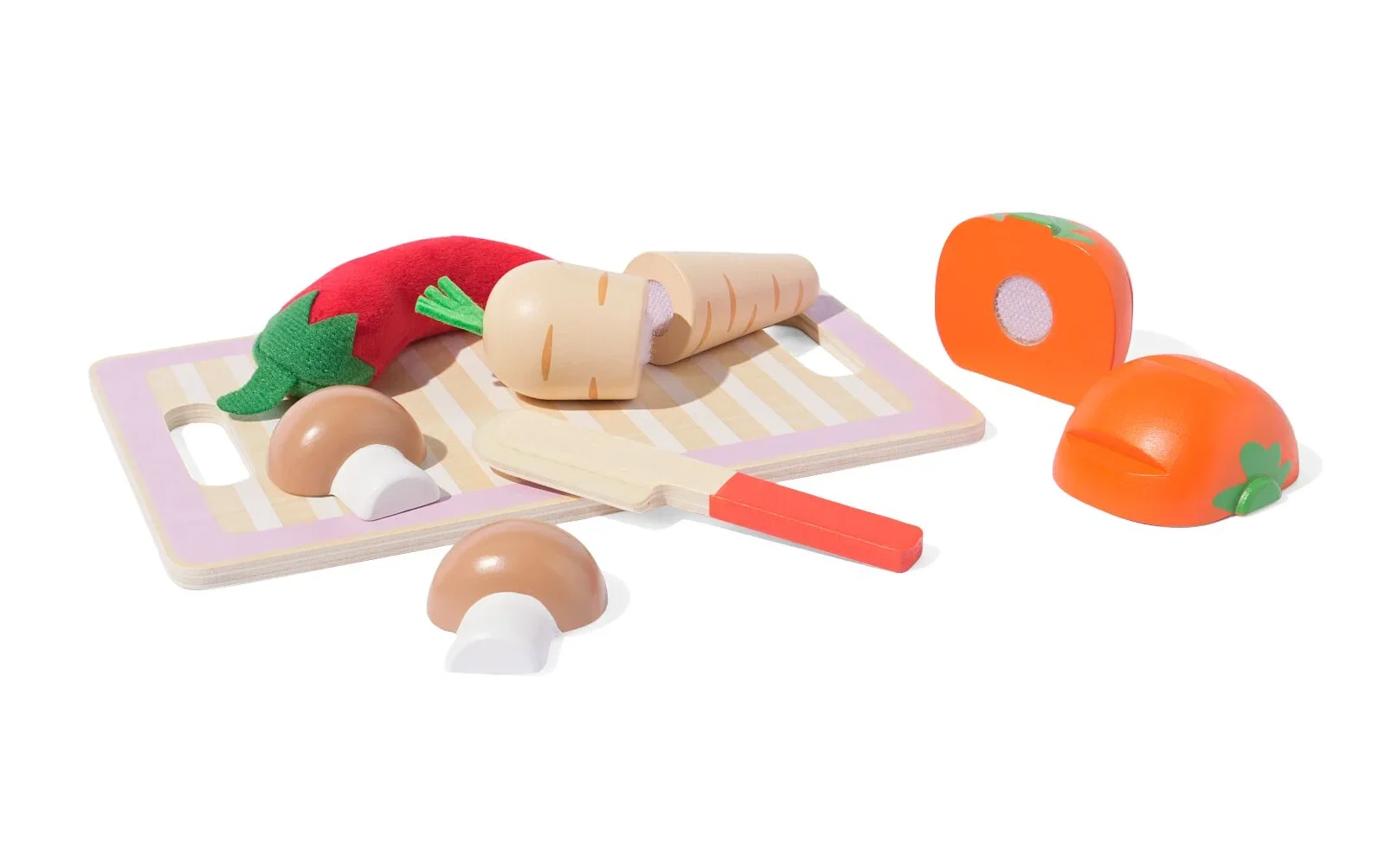 Vergeten groente met snijplank