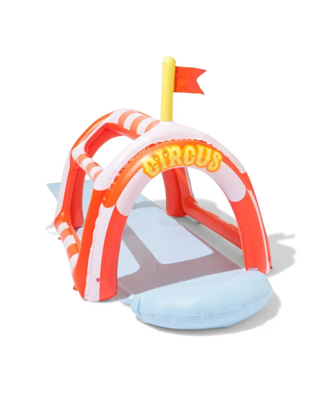 HEMA opblaasbare watersproeier in Circus thema groot 5 meter