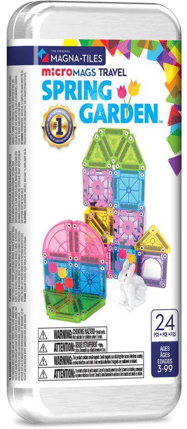 Magna-Tiles Micro Mags Spring Garden 24 stenen