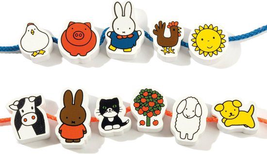 Nijntje houten rijgkralen