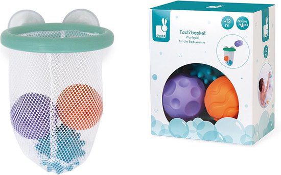 Badspeelgoed met basketbalnet