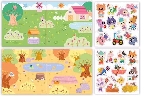 Herbruikbare stickers voor peuters