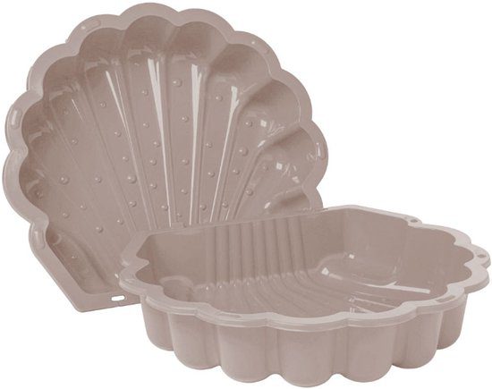 Schelp zandbak pastel roze