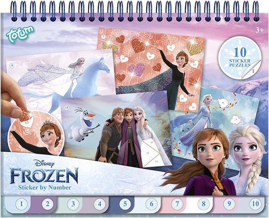 Frozen stickerboek voor in de auto
