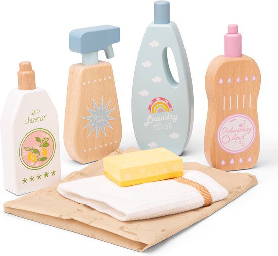 Woet speelgoed schoonmaakmiddelen