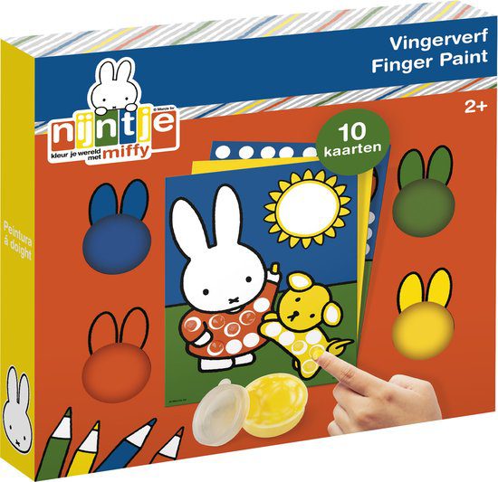 Nijntje vingerverfset