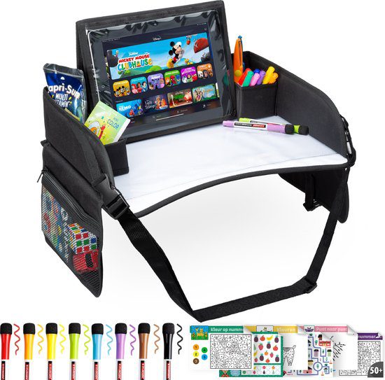Tekentafel achterbank auto