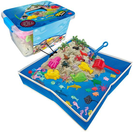 Kinetisch zand oceaan thema