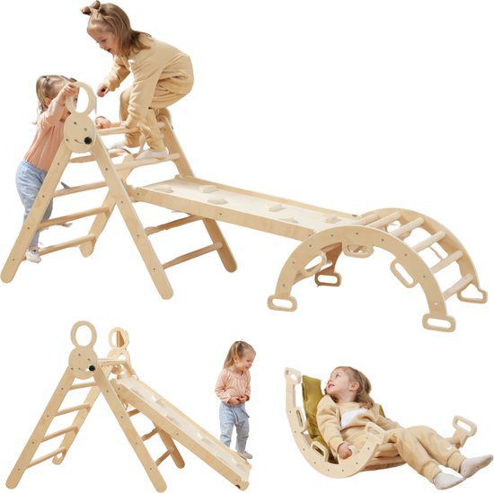 Houten binnen klimrek XL