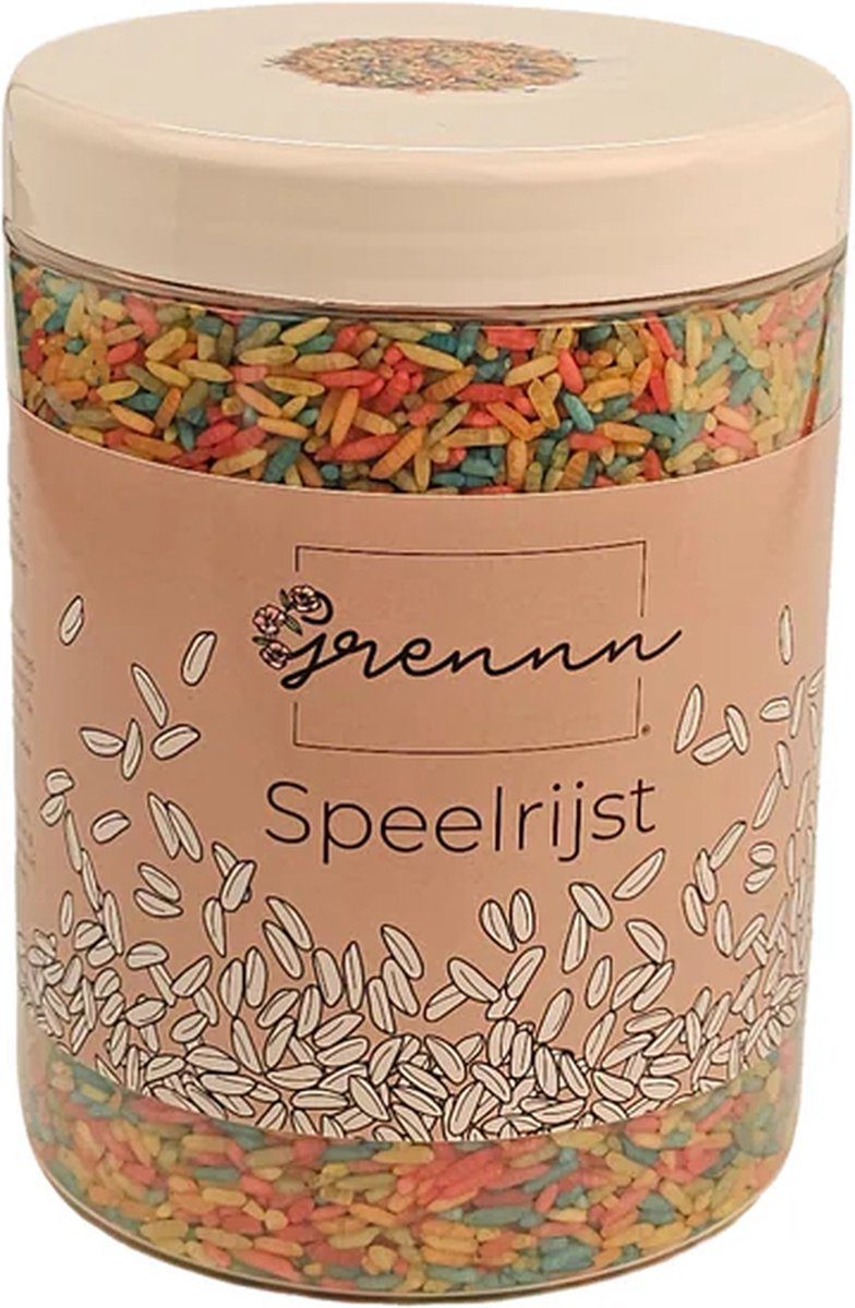 Grennn speelrijst regenboogmix