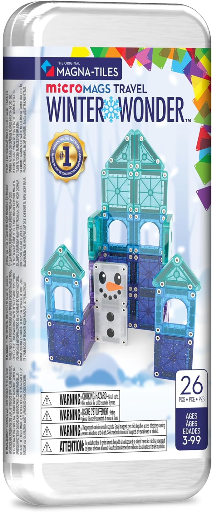 Magna-Tiles Micro Mags Winter 24 stenen