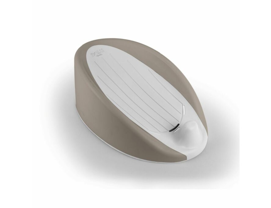 Stone grey inzetbadje