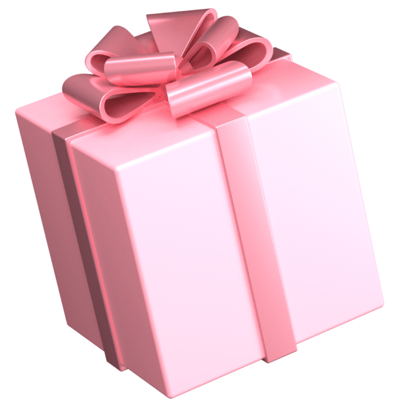 roze cadeau met roze strik