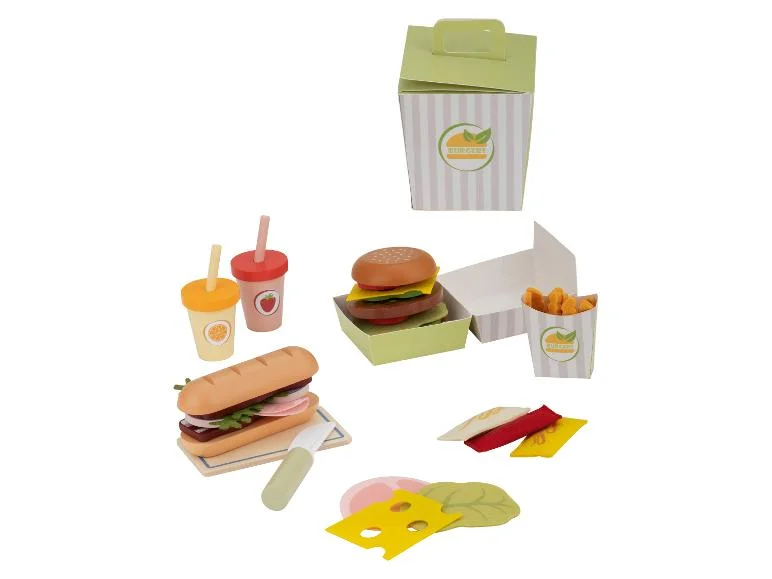 Hamburger en broodje menu